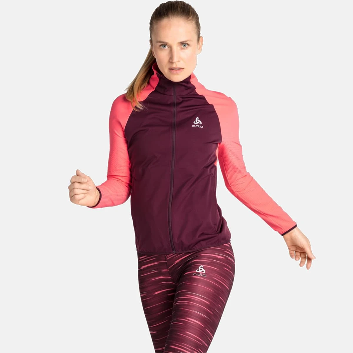 ODLO ZEROWEIGHT PRO WARM HYBRID JACKET W SIESTA/WINETASTING 22 5 ODLO ZEROWEIGHT PRO WARM HYBRID JACKET W SIESTA/WINETASTING 22 â Image 3