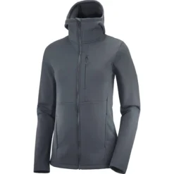 SALOMON SNTIAL XWARM HOODIE W EBONY 22