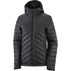 SALOMON TRANSITION DOWN HOODIE W BLACK 22