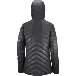SALOMON TRANSITION DOWN HOODIE W BLACK/HE 22 -Rossignol Soldes Magasin 9 102630 transition down hoodie w black he lc1603700 06