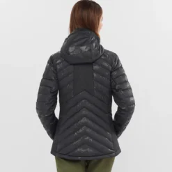 SALOMON TRANSITION DOWN HOODIE W BLACK/HE 22 -Rossignol Soldes Magasin 9 102630 transition down hoodie w black he lc1603700 09