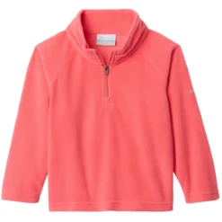 COLUMBIA GLACIAL FLEECE HALF ZIP BRIGHT GERANIUM 22