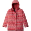 COLUMBIA ALPINE FREE FALL II JACKET JR MARSALA RED/DIAMOND STRIPE 22
