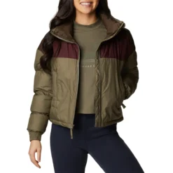 COLUMBIA PIKE LAKE CROPPED JACKET W STONE GREEN/MALBEC/OLIVE GREEN 22 -Rossignol Soldes Magasin 9 102757 pike lake cropped jacket w stone green malbec olive green 1955223 397 03