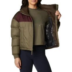COLUMBIA PIKE LAKE CROPPED JACKET W STONE GREEN/MALBEC/OLIVE GREEN 22 -Rossignol Soldes Magasin 9 102757 pike lake cropped jacket w stone green malbec olive green 1955223 397 04