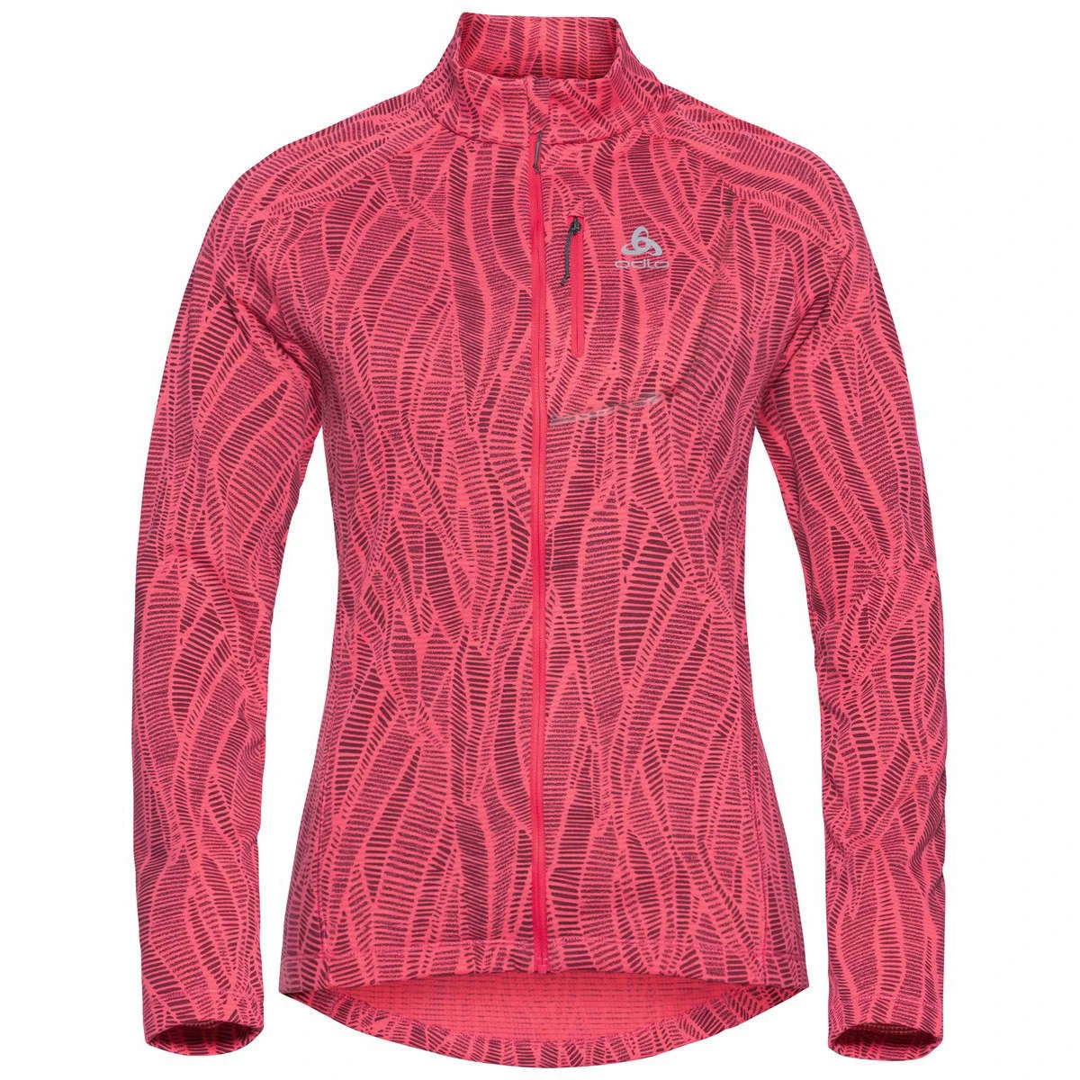 ODLO FLI LIGHT PRINT MIDLAYER FZ W PARADISE PINK 22 3 ODLO FLI LIGHT PRINT MIDLAYER FZ W PARADISE PINK 22