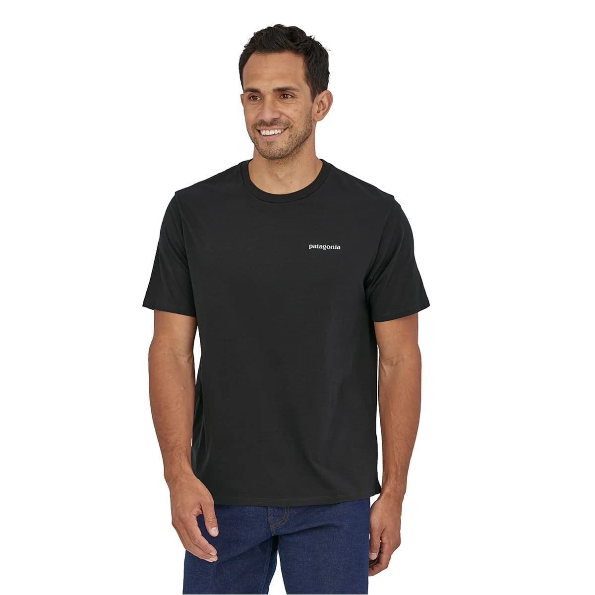 PATAGONIA M'S P-6 MISSION ORGANIC T-SHIRT INK BLACK 23 4 PATAGONIA M'S P-6 MISSION ORGANIC T-SHIRT INK BLACK 23 â Image 2
