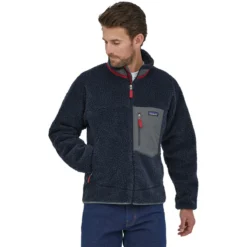 PATAGONIA M'S CLASSIC RETRO-X JKT NEW NAVY W/WAX RED 23 -Rossignol Soldes Magasin 9 110547 m s classic retro x jkt new navy w wax red 23056 newa 02