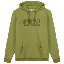 PICTURE BASEMENT FLOCK HOODIE ARMY GREEN 23