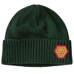 PATAGONIA BRODEO BEANIE CLEAN CLIMB PATCH PINYON GREEN 23