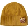 PATAGONIA BRODEO BEANIE SLOW GOING PATCH CABIN GOLD 23 -Rossignol Soldes Magasin 9 110659 brodeo beanie slow going patch cabin gold 29206 slgo 01