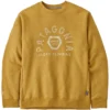 PATAGONIA CLEAN CLIMB HEX UPRISAL CREW SWEATSHIRT CABIN GOLD 23 -Rossignol Soldes Magasin 9 110677 clean climb hex uprisal crew sweatshirt cabin gold 37554 cgld 01