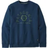 PATAGONIA CLEAN CLIMB HEX UPRISAL CREW SWEATSHIRT TIDEPOOL BLUE 23 -Rossignol Soldes Magasin 9 110679 clean climb hex uprisal crew sweatshirt tidepool blue 37554 tidb 01