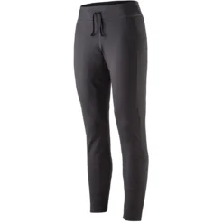 PATAGONIA W'S R1 DAILY BOTTOMS INK BLACK - BLACK X-DYE 23
