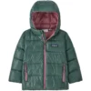 PATAGONIA BABY HILOFT DOWN SWEATER HOODY PINYON GREEN 23 -Rossignol Soldes Magasin 9 110834 baby hiloft down sweater hoody pinyon green 60494 pign 01