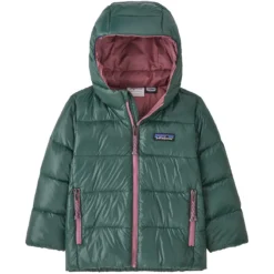 PATAGONIA BABY HILOFT DOWN SWEATER HOODY PINYON GREEN 23