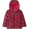 PATAGONIA BABY HILOFT DOWN SWEATER HOODY WAX RED 23 -Rossignol Soldes Magasin 9 110836 baby hiloft down sweater hoody wax red 60494 wax 01