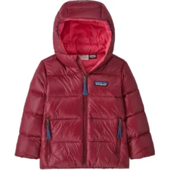 PATAGONIA BABY HILOFT DOWN SWEATER HOODY WAX RED 23
