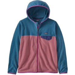 PATAGONIA BOY'S MICRO D SNAP-T JKT LIGHT STAR PINK 23