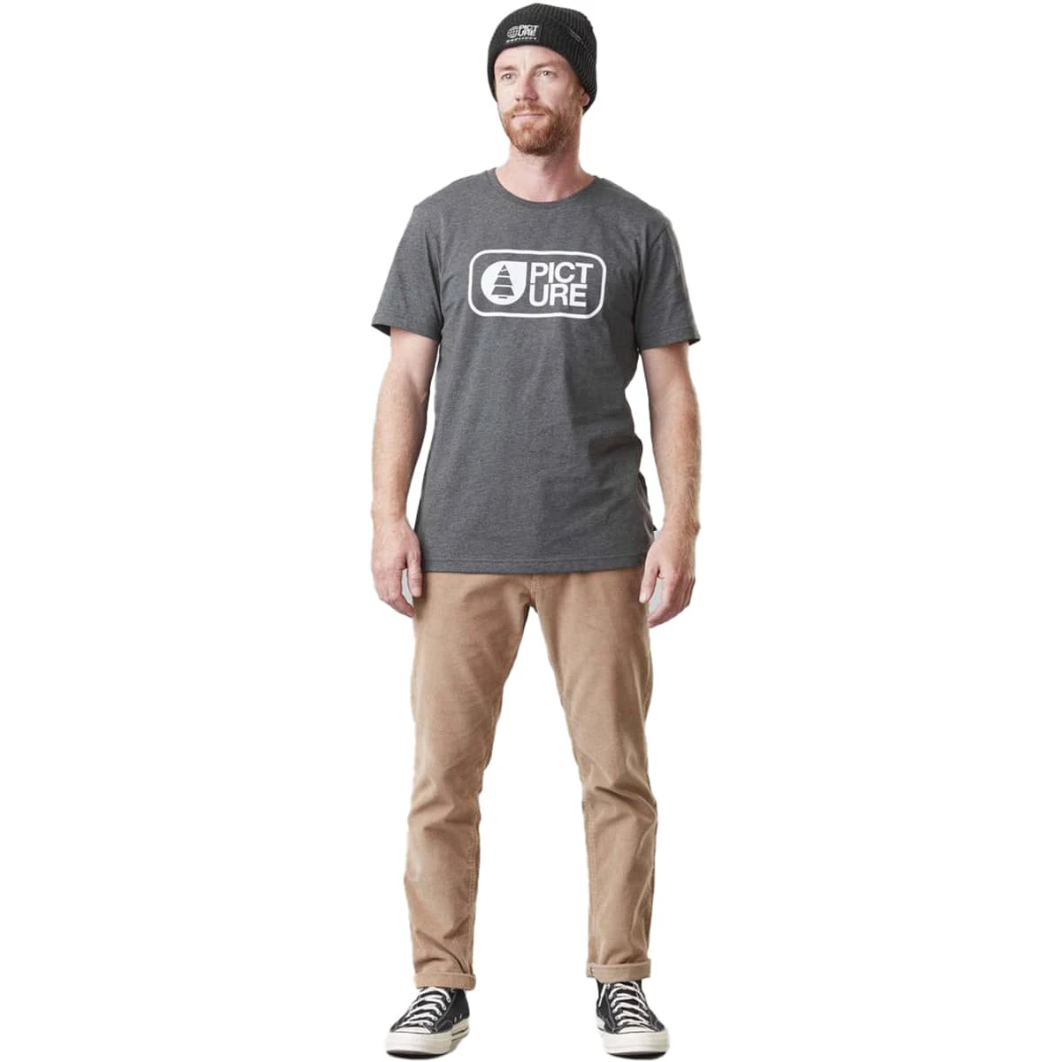 PICTURE BASEMENT YOMA TEE DARK GREY MELANGE 23 5 PICTURE BASEMENT YOMA TEE DARK GREY MELANGE 23 – Image 3