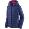 PATAGONIA W'S DOWN SWEATER HOODY SOUND BLUE 23 -Rossignol Soldes Magasin 9 110910 w s down sweater hoody sound blue 84712 sndb 01