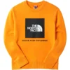 THE NORTH FACE TEENS BOX CREW CONE ORANGE 23