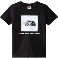 THE NORTH FACE TEENS BOX S/S TEE TNF BLACK/TNF WHITE 23