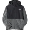 THE NORTH FACE TEEN GLACIER FZ HDY ASPHALT GREY 23