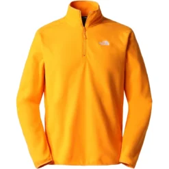THE NORTH FACE M 100 GLACIER 1/4 ZP CONE ORANGE 23