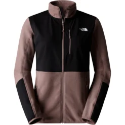 THE NORTH FACE W DIABLO MIDLAYER JKT DEEP TAUPE/TNF BLACK 23