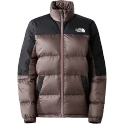 THE NORTH FACE W DIABLO RECYCLED DOWN JKT DEEP TAUPE/BLACK 23