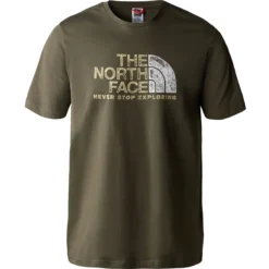 THE NORTH FACE M S/S RUST 2 TEE NEW TAUPE GREEN-GRAVEL 23
