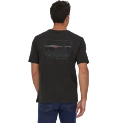 PATAGONIA M'S '73 SKYLINE ORGANIC T-SHIRT BLACK 23 -Rossignol Soldes Magasin 9 124317 37534 blk 03