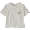 PATAGONIA W'S '73 SKYLINE ORGANIC EASY CUT POCKET TEE BIRCH WHITE 23 -Rossignol Soldes Magasin 9 126754 37532 bcw 01