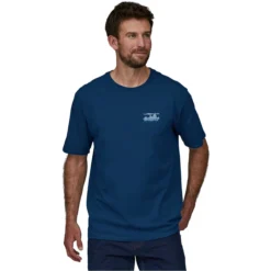 PATAGONIA M'S '73 SKYLINE ORGANIC T-SHIRT LAGOM BLUE 23 -Rossignol Soldes Magasin 9 126756 37534 lmbe 03