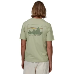 PATAGONIA M'S '73 SKYLINE ORGANIC T-SHIRT SALVIA GREEN 23 -Rossignol Soldes Magasin 9 126757 37534 slvg 04