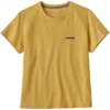 PATAGONIA W'S P-6 LOGO RESPONSIBILI-TEE SURFBOARD YELLOW 23