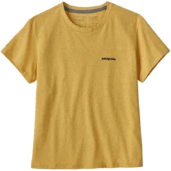 PATAGONIA W'S P-6 LOGO RESPONSIBILI-TEE SURFBOARD YELLOW 23