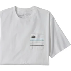 PATAGONIA M'S LINE LOGO RIDGE STRIPE ORGANIC POCKET T-SHIRT WHITE 23 7 PATAGONIA M'S LINE LOGO RIDGE STRIPE ORGANIC POCKET T-SHIRT WHITE 23 -Rossignol Soldes Magasin 9 126765 37587 whi 03