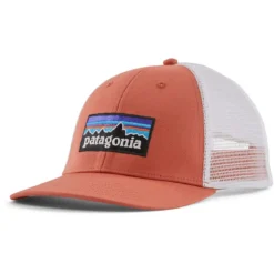 PATAGONIA P-6 LOGO LOPRO TRUCKER HAT QUARTZ CORAL 23