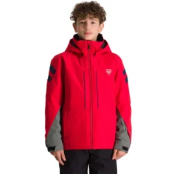 ROSSIGNOL BOY SKI JKT SPORTS RED 23 -Rossignol Soldes Magasin 9 129884 rlkyj08 301 02