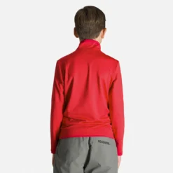 ROSSIGNOL BOY 1/2 ZIP WARM STRETCH CRIMSON 23 -Rossignol Soldes Magasin 9 129895 boy 1 2 zip warm stretch crimson rliyl03 304 02