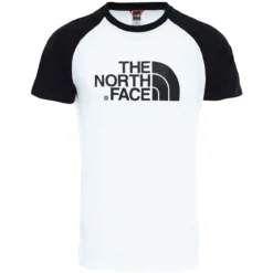 THE NORTH FACE SS RAGLAN EASY TEE WHITE BLACK 23
