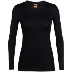 ICEBREAKER MERINO 200 OASIS LS CREWE W BLACK 23