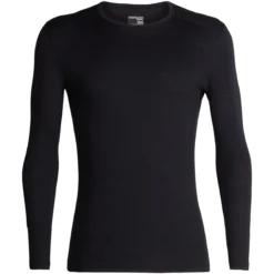 ICEBREAKER MERINO 200 OASIS LS CREWE BLACK 23
