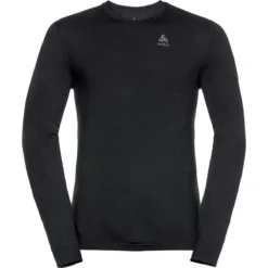 ODLO T-SHIRT ML NATURAL 100% MERINO BLACK 23