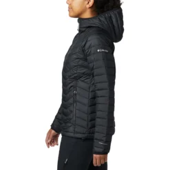 COLUMBIA POWDER LITE HOODED JKT W BLACK 23 -Rossignol Soldes Magasin 9 63966 powder lite hooded jkt w black 1699071 011 05