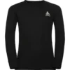 ODLO ACTIVE WARM ECO KIDS BL TOP CREW NECK L/S BLACK 23