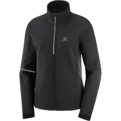 SALOMON AGILE SOFTSHELL JKT W BLACK 22