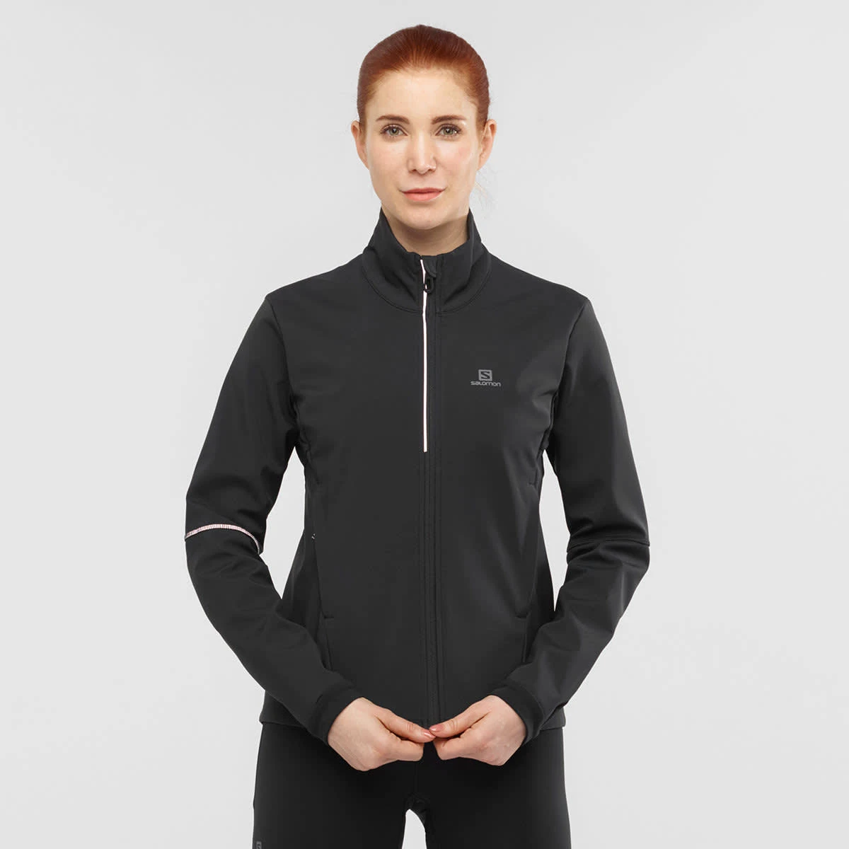 SALOMON AGILE SOFTSHELL JKT W BLACK 22 4 SALOMON AGILE SOFTSHELL JKT W BLACK 22 – Image 2